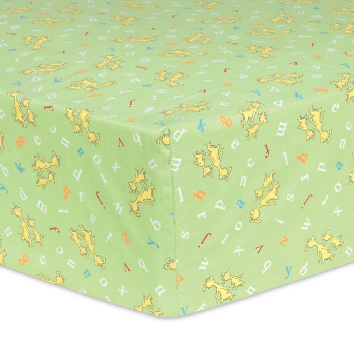 Trend Lab Dr Seuss Abc Characters Fitted Crib Sheet Buybuy Baby