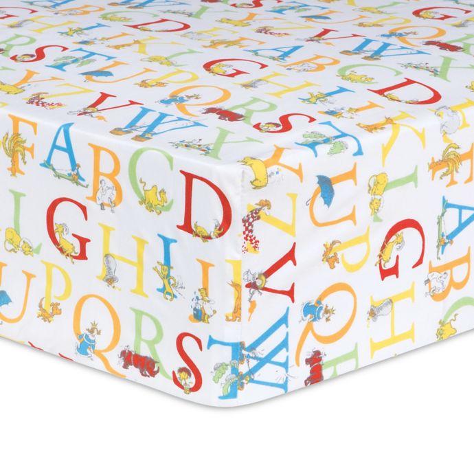 Trend Lab Dr Seuss Abc Fitted Crib Sheet Buybuy Baby