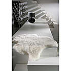 Alternate image 2 for Natural 100% Icelandic Sheared Sheepskin 2-Foot x 3-Foot Accent Rug in White