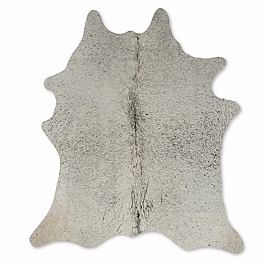 Natural Rugs Kobe Cowhide 6-Foot x7-Foot Area Rug in Light Grey. View a larger version of this product image.