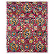 Safavieh Madison Gilly 8-Foot x 10-Foot Area Rug in Fuchsia/Gold