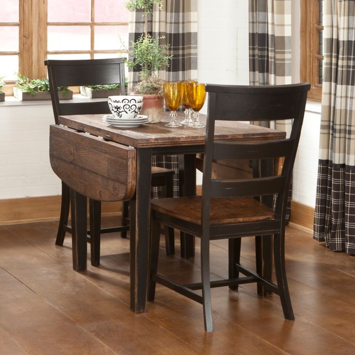 Intercon Furniture Winchester 3-Piece Drop Leaf Table Dining Set With