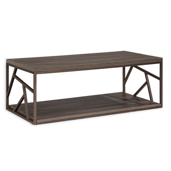 Intercon Furniture Lifestyles Studio Living Cocktail Table in Dark Grey