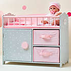 Alternate image 4 for Olivia&#39;s Little World Polka Dots Princess Crib in Pink
