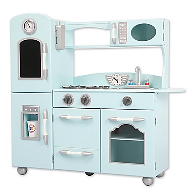 Teamson Kids My Little Chef Retro Play Kitchen in Mint. View a larger version of this product image.