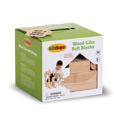 edushape wood like soft blocks