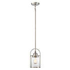 Alternate image 3 for Quoizel Payson Rod Hung Mini Pendant in Brushed Nickel