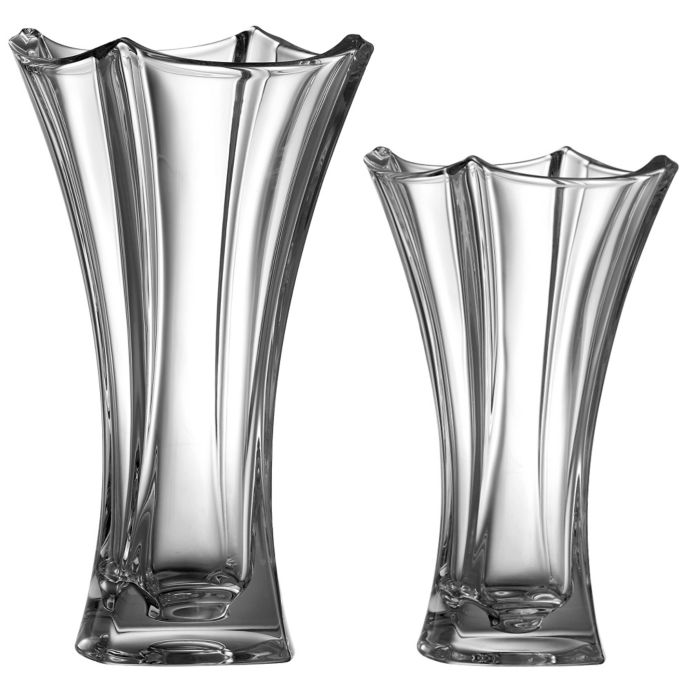 Galway Crystal Dune Waisted Vase Bed Bath and Beyond Canada
