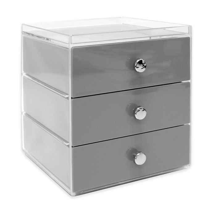 Interdesign Luci 3 Drawer Vanity Organizer Bed Bath Beyond