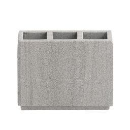 Capistrano Marble Toothbrush Holder in Graphite Grey