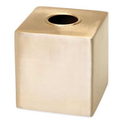 brass tissue box cover