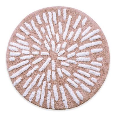 round bath mat