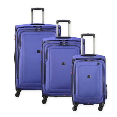 blue delsey luggage