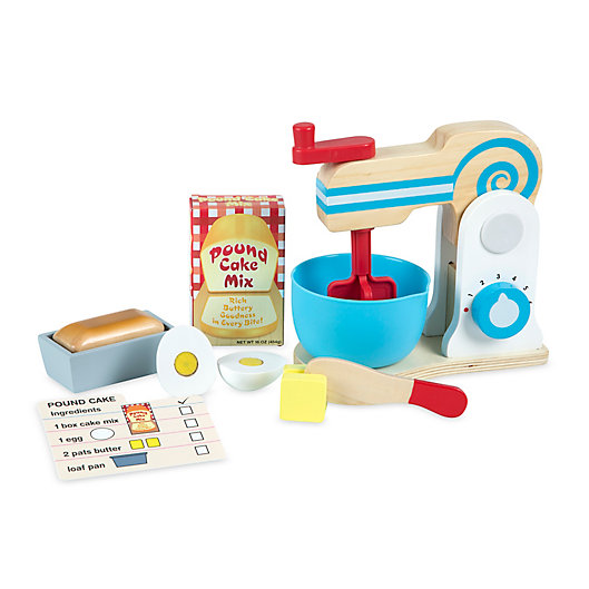 Alternate image 1 for Melissa & Doug® Wooden Make-A-Cake Mixer Set
