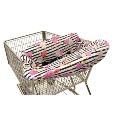 Itzy Ritzy&reg; Ritzy Sitzy&trade; Shopping Cart and High Chair Cover in Floral Stripe