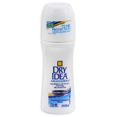 Dry Idea&reg; 3.25 oz. Advanced Dry Roll On Antiperspirant and Deodorant in Powder Fresh