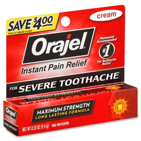 does orajel work for tooth pain