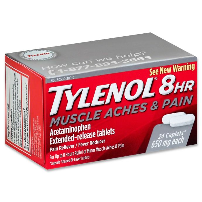 Tylenol® 8HR 24Count Muscle Aches & Pain ExtendedRelease Tablets