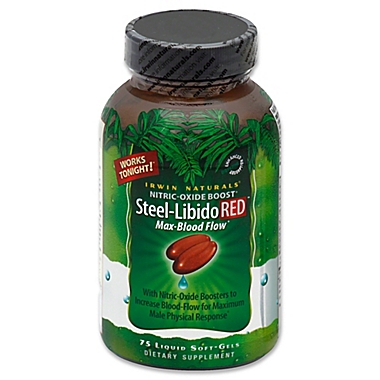 Irwin Naturals&reg; 75-Count Steel-Libido Red&trade; For Men Liquid Soft Gels. View a larger version of this product image.