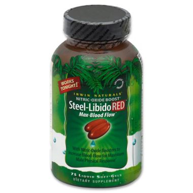 Irwin Naturals&reg; 75-Count Steel-Libido Red&trade; For Men Liquid Soft Gels. View a larger version of this product image.
