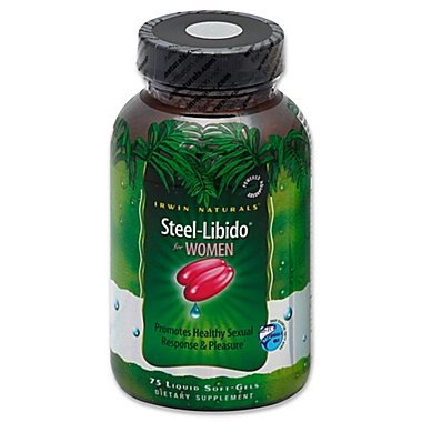 Irwin Naturals&reg; 75-Count Steel-Libido&reg; For Women Liquid Soft Gels. View a larger version of this product image.