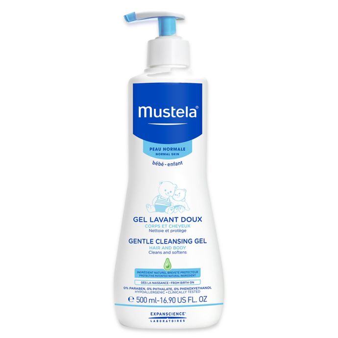 Mustela® 16.9 oz. Gentle Cleansing Gel for Normal Skin Bed Bath and