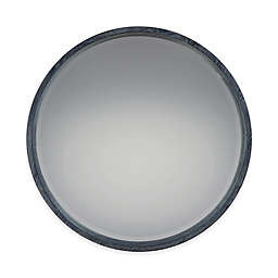 Quoizel 26-Inch Round Shoreline Mirror in Black