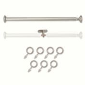 In-Tension Pewter Tone Rods