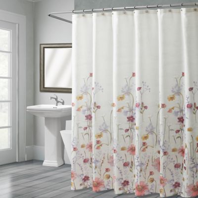 bed bath shower curtain