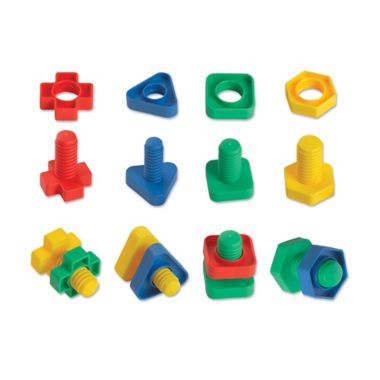 Edushape 48-Piece EZ-Grip Nuts & Bolts Set | Bed Bath & Beyond