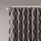Alternate image 1 for Regency Heights Kendall 95-Inch Rod Pocket/Back Tab Window Curtain Panel in Charcoal (Single)