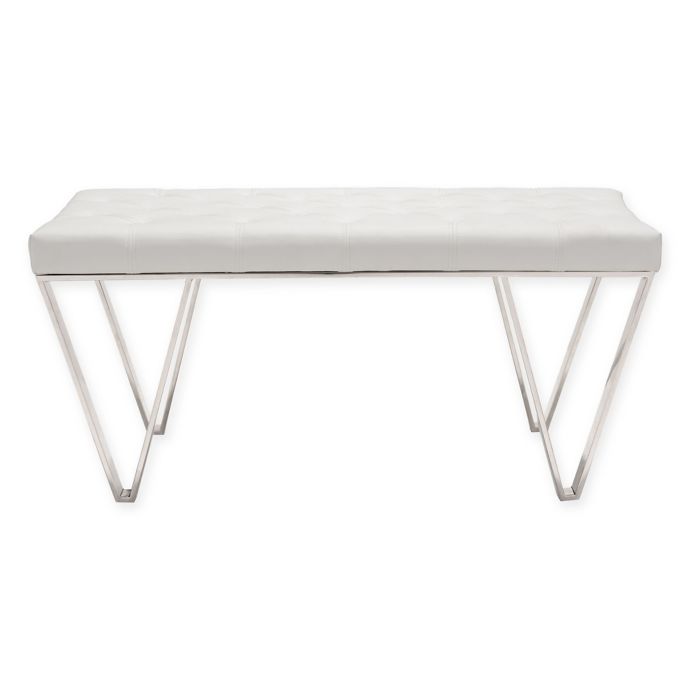 Zuo Top Bench In White