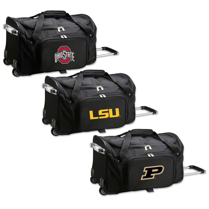 Collegiate 22-Inch Wheeled Carry-On Duffle Bag Collection | Bed Bath & Beyond