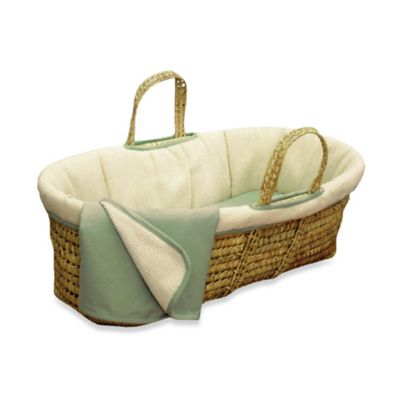 tadpoles organic palm leaf moses basket