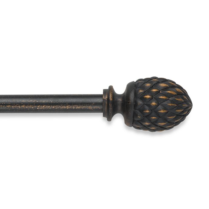 Gold Pinecone Curtain Rod Bed Bath Beyond