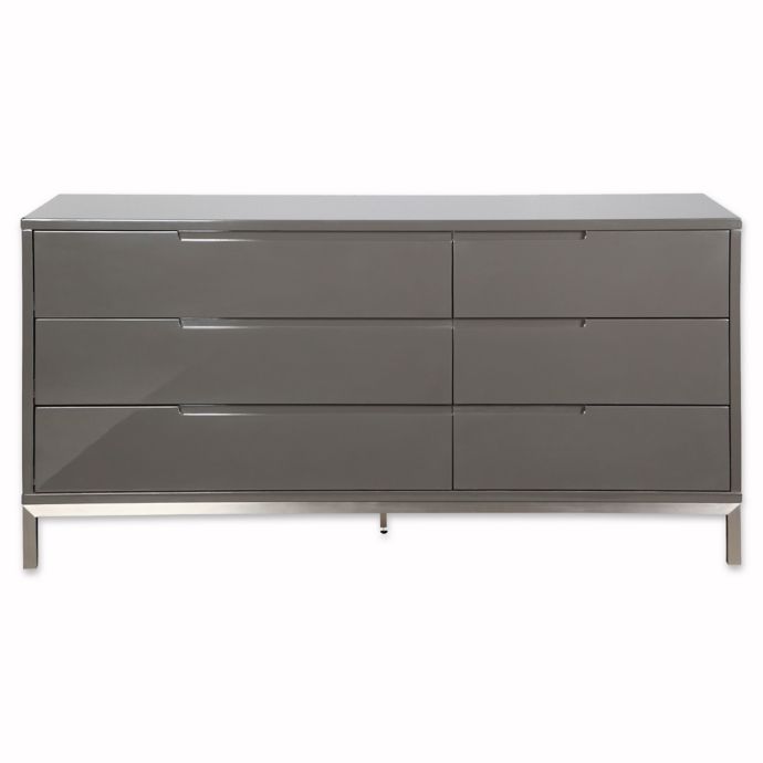 Moe S Home Collection Naples 6 Drawer Dresser Bed Bath Beyond