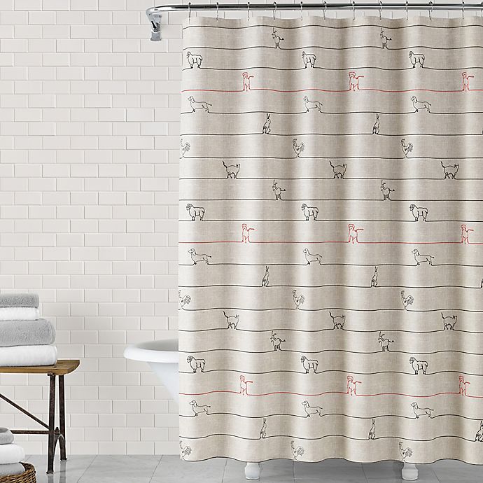 shower curtains animal print