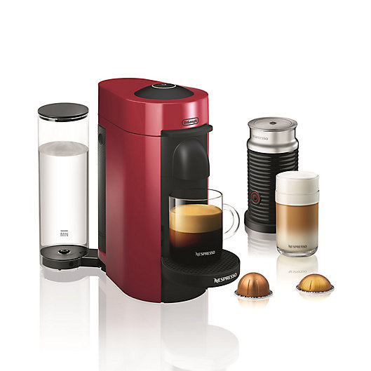 Alternate image 1 for Nespresso® by De'longhi VertuoPlus Coffee and Espresso Maker Bundle and Aeroccino Frother