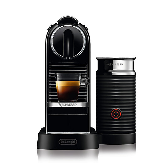 Alternate image 1 for Nespresso® by De'Longhi CitiZ&Milk Espresso Machine in Black