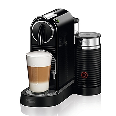 Nespresso&reg; by De&#39;Longhi CitiZ&amp;Milk Espresso Machine in Black. View a larger version of this product image.