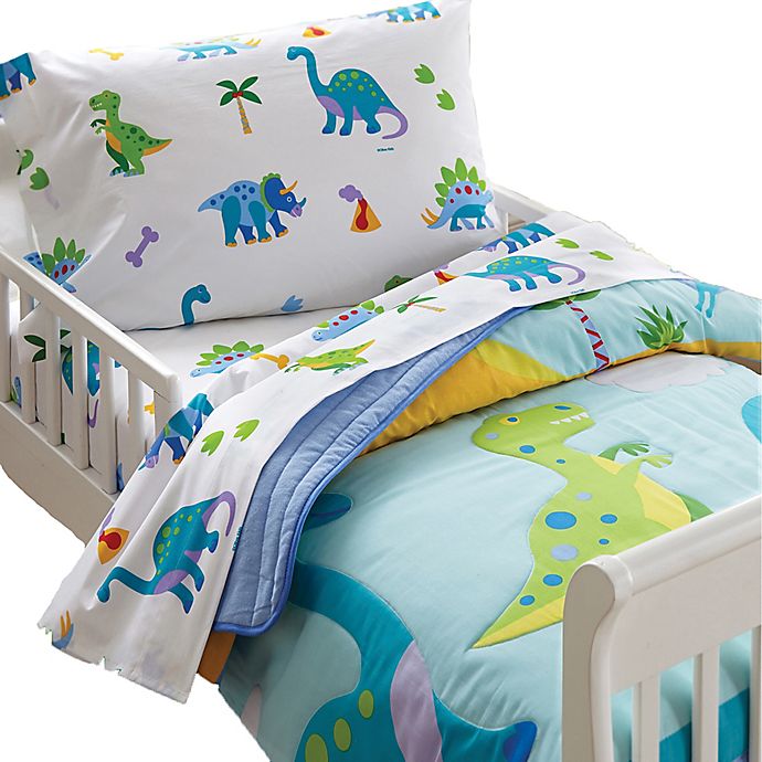 dinosaur toddler bed set