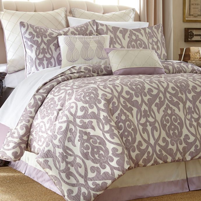 Pct Home Collection Azlin 8 Piece Comforter Set In Lavender Bed
