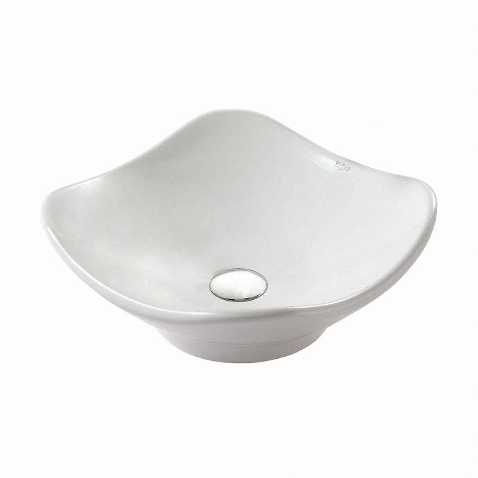 Bathroom Fixtures Kraus Kcv 135 White Tulip Ceramic Bathroom Sink