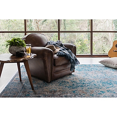 Magnolia Home By Joanna Gaines Kivi Rug in Fog/Mediterranean. View a larger version of this product image.