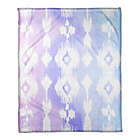Alternate image 0 for Designs Direct Little Lady Collection Ikat Blanket in Blue/Pink