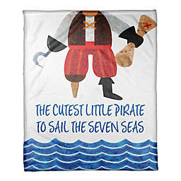 Designs Direct First Mate Collection Cutest Little Pirate Blanket