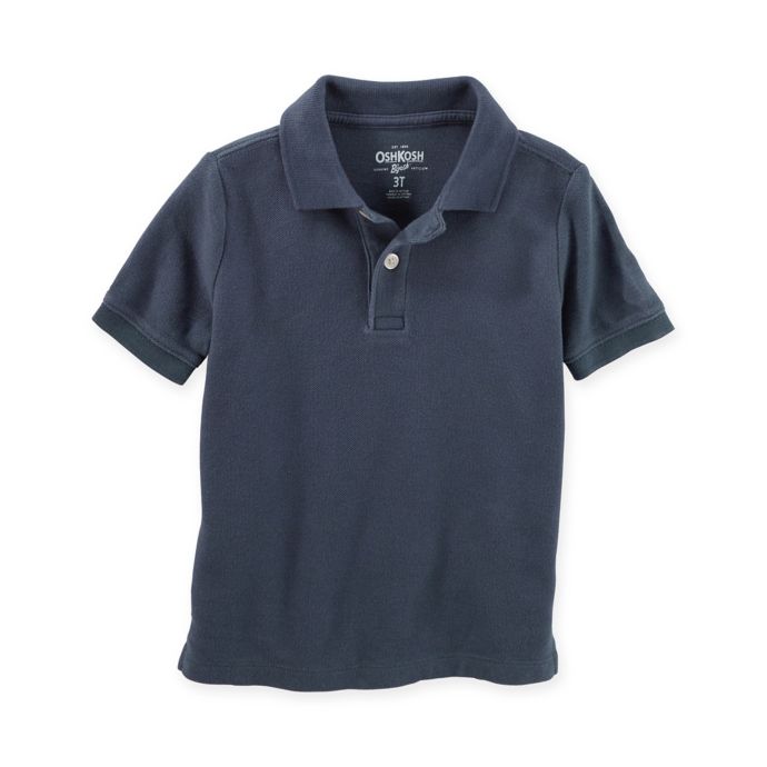 OshKosh B'gosh® Washed Polo Shirt in Navy | Bed Bath & Beyond