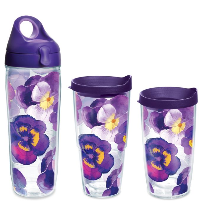 Tervis® Watercolor Pansy Wrap Drinkware Bed Bath and Beyond Canada