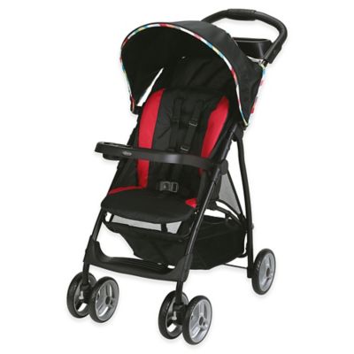 graco red and black stroller