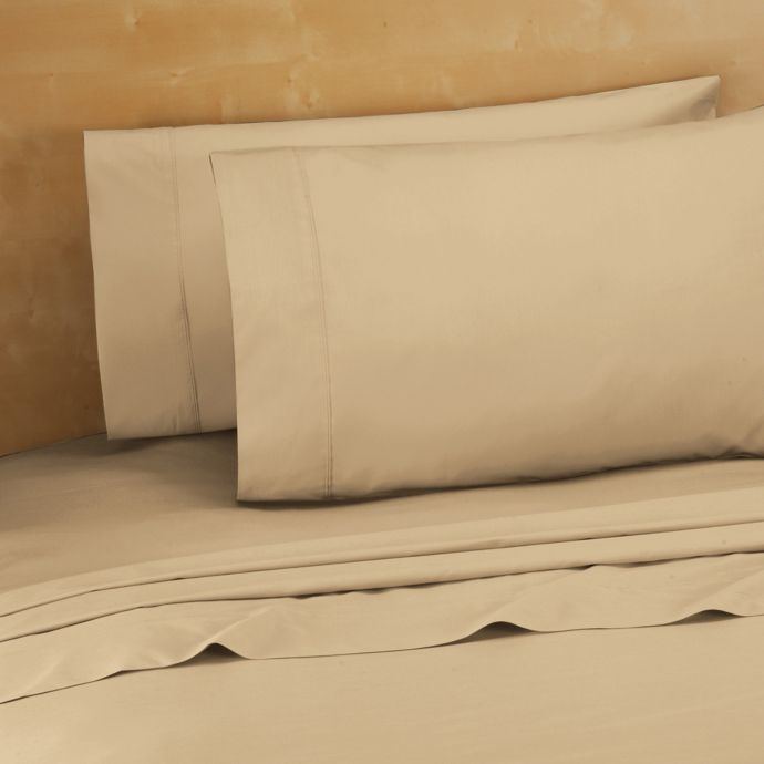 220ThreadCount Cotton Percale Sheet Set Bed Bath & Beyond